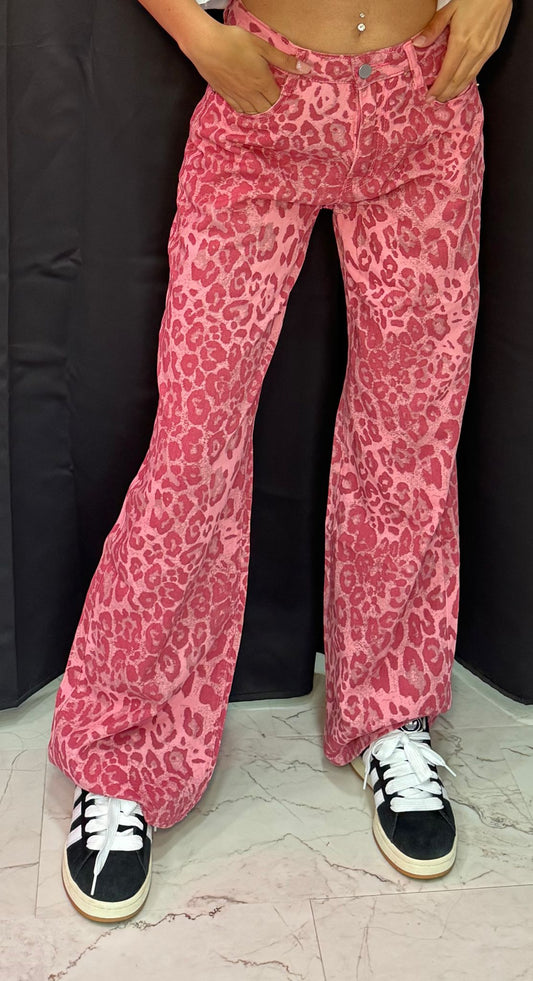 JEANS MACULATO PINK