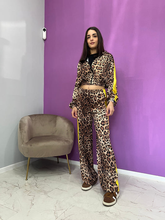 TUTA LEOPARD CROP YELLOW