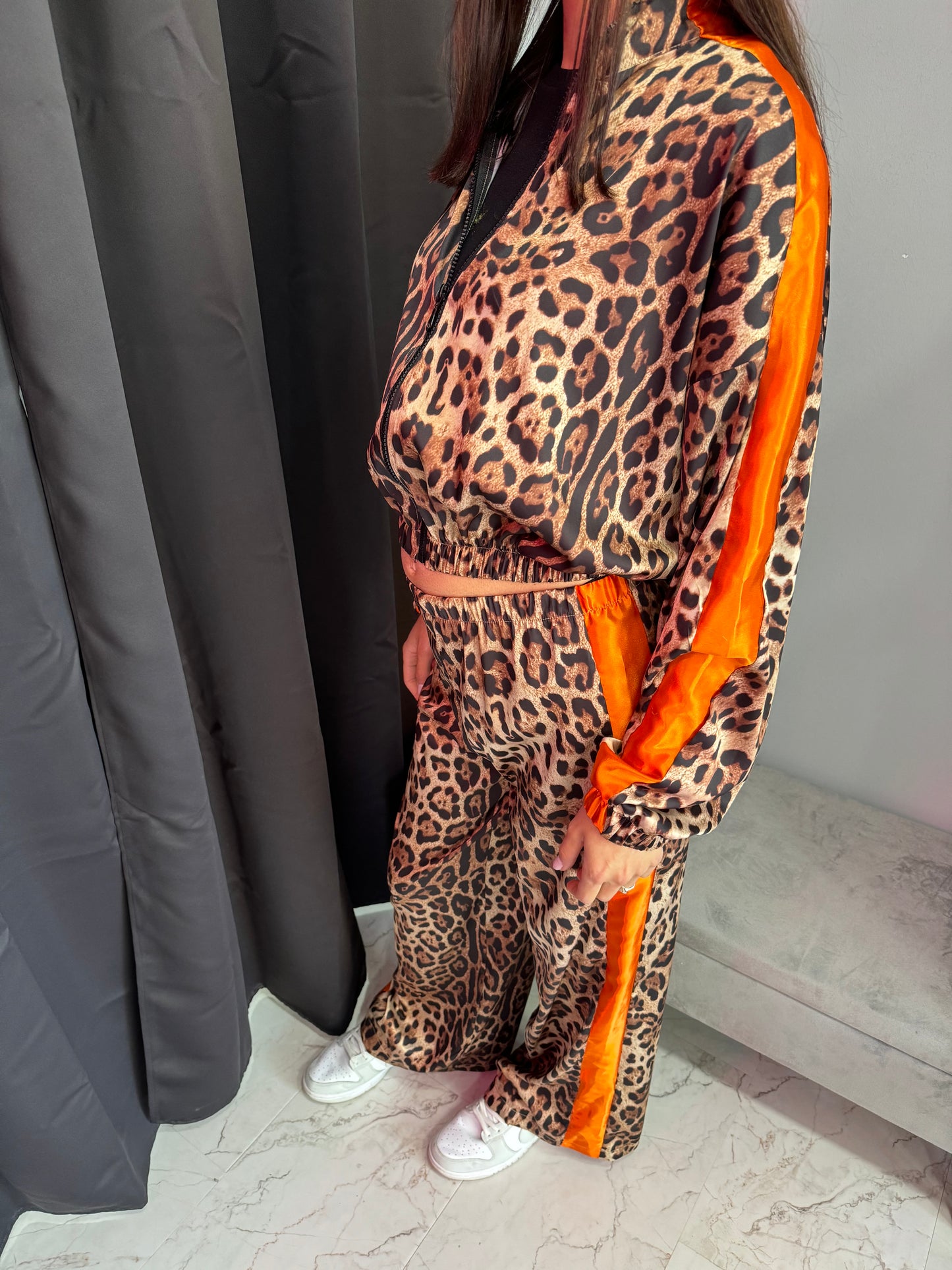 TUTA LEOPARD CROP ORANGE